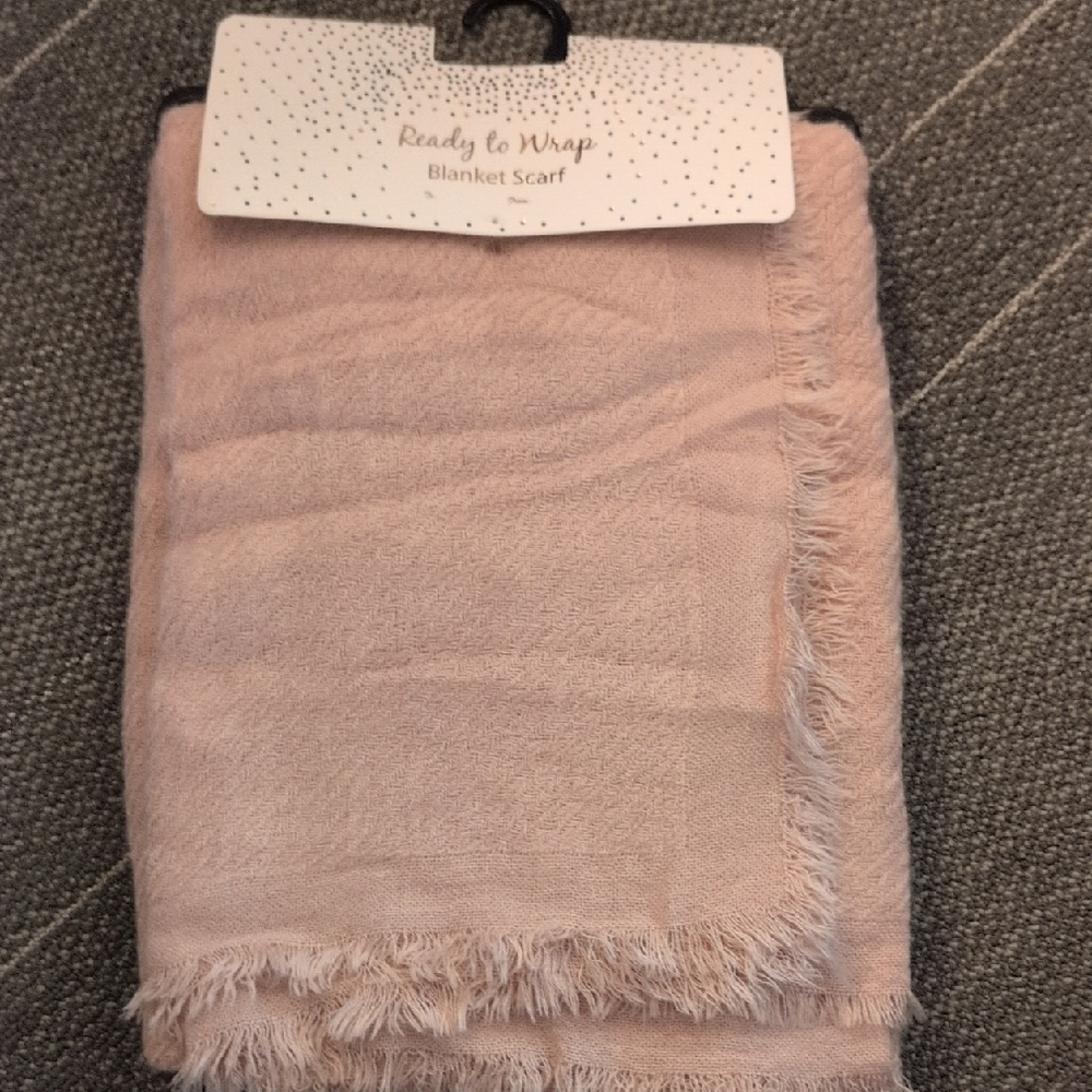 Pink Blanket Scarf